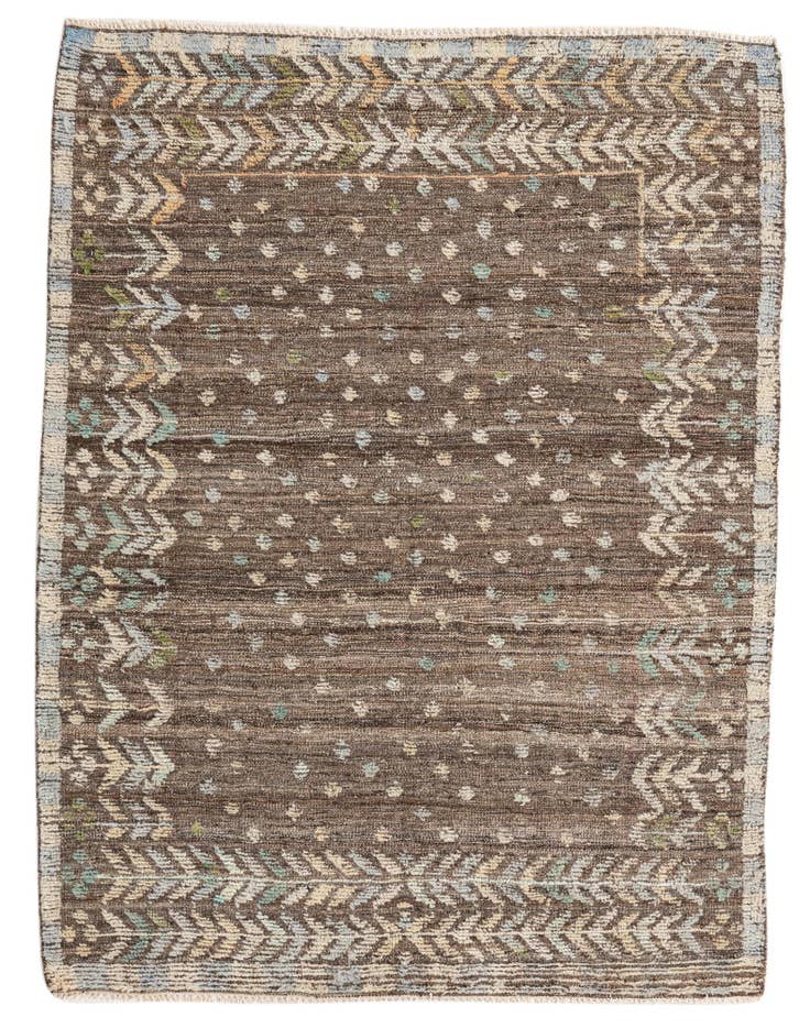Detail image of 5' 2 x 6' 8 Hand Knotted Darya Wool Rug
