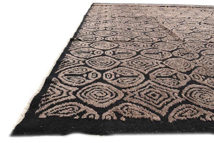 12' 7 x 15' 6 Hand Knotted Darya Wool Rug
