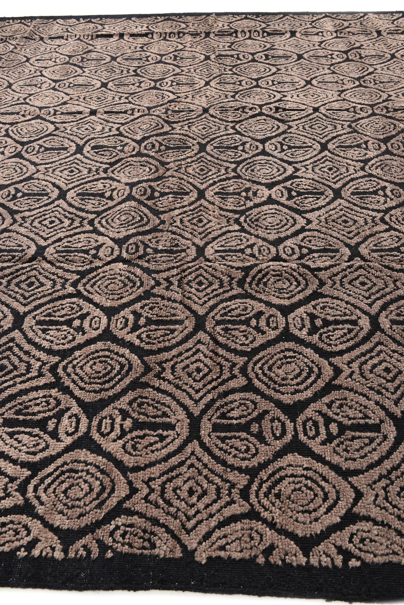 12' 7 x 15' 6 Hand Knotted Darya Wool Rug
