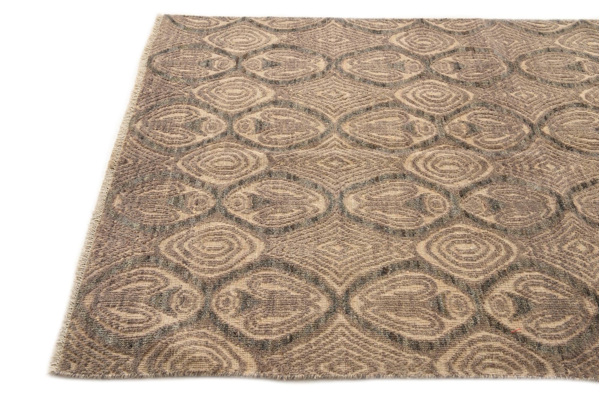 4' 5 x 7' 8 Hand Knotted Darya Wool Rug