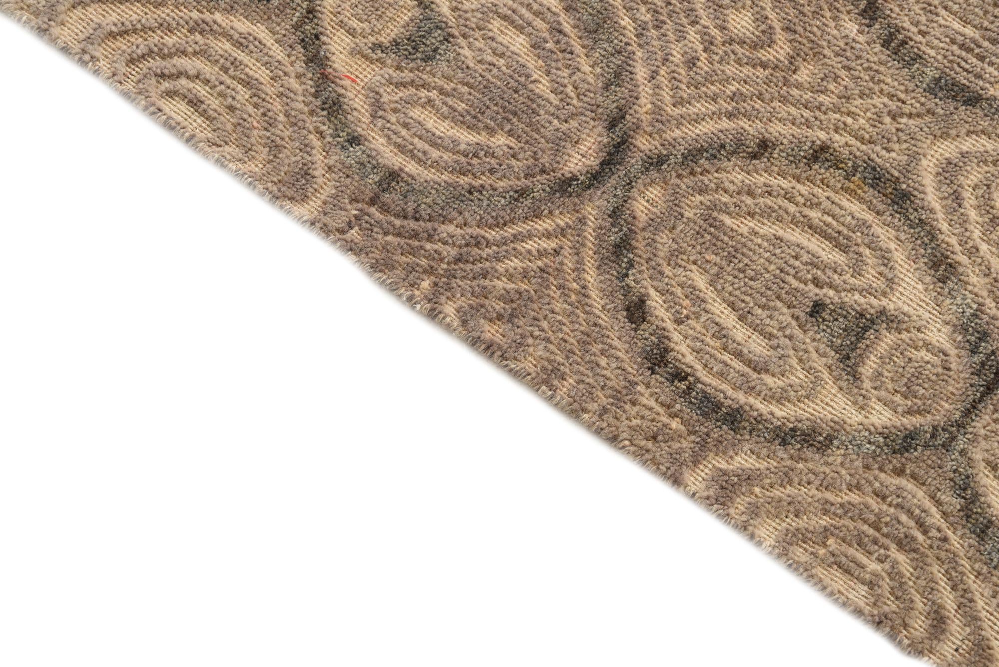4' 5 x 7' 8 Hand Knotted Darya Wool Rug