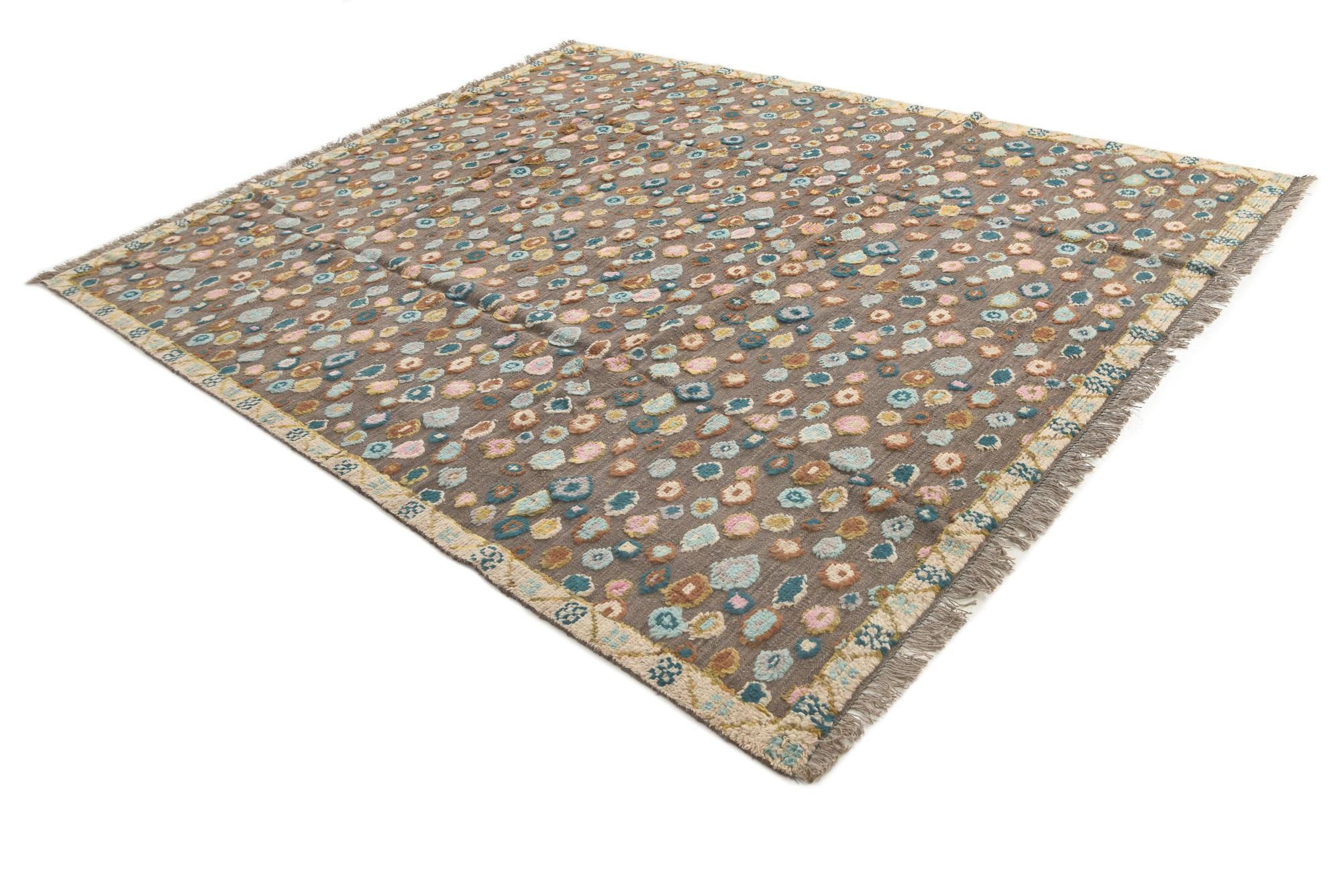 8' 3 x 9' 10 Hand Knotted Darya Wool Rug