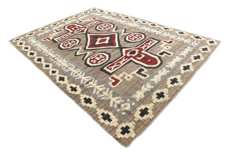 Detail image of 8' x 10' 10 Hand Knotted Darya Wool Rug
