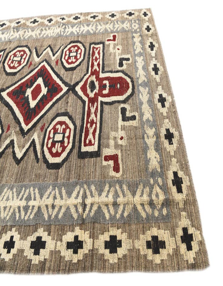 Detail image of 8' x 10' 10  Hand Knotted Darya Wool Rug