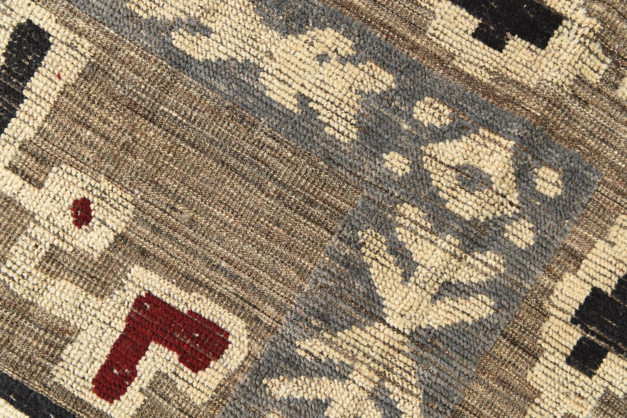 8' x 10' 10 Hand Knotted Darya Wool Rug