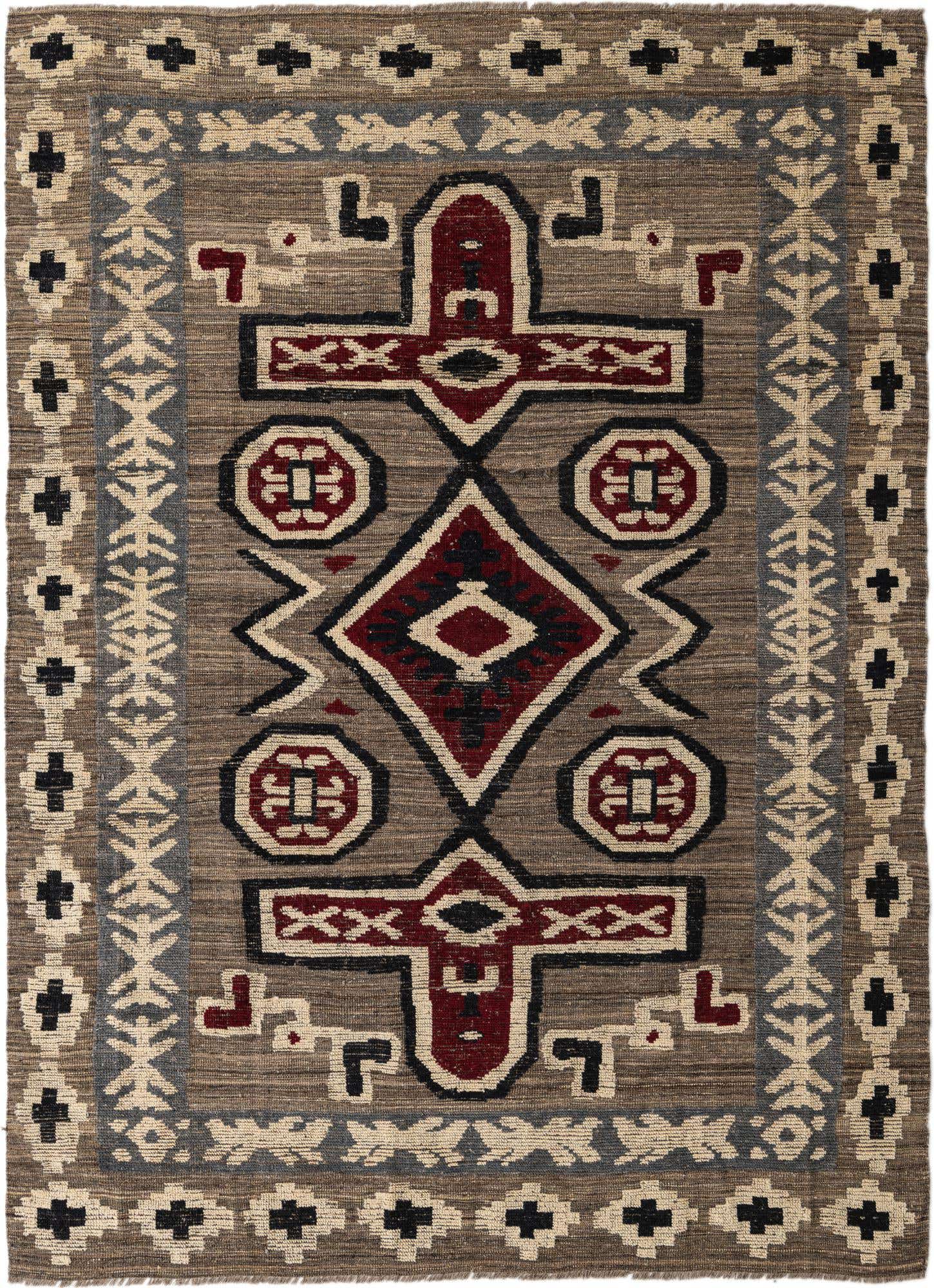 8' x 10' 10 Hand Knotted Darya Wool Rug