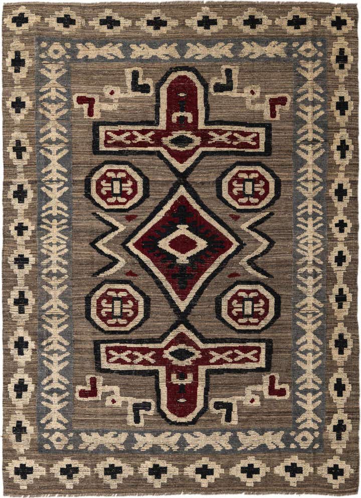 8' x 10' 10 Hand Knotted Darya Wool Rug