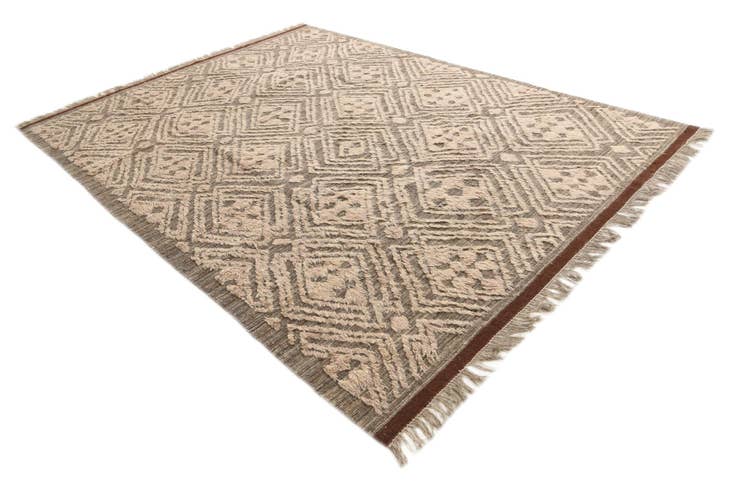 Detail image of 8' x 10' 7 Hand Knotted Darya Wool Rug