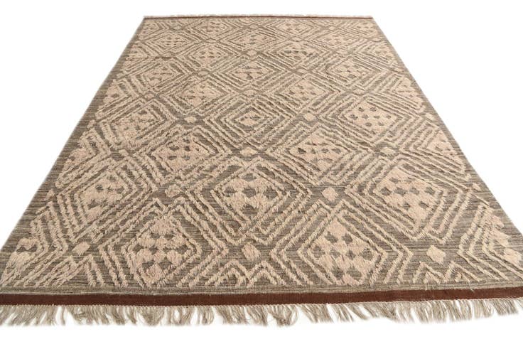 Detail image of 8' x 10' 7 Hand Knotted Darya Wool Rug