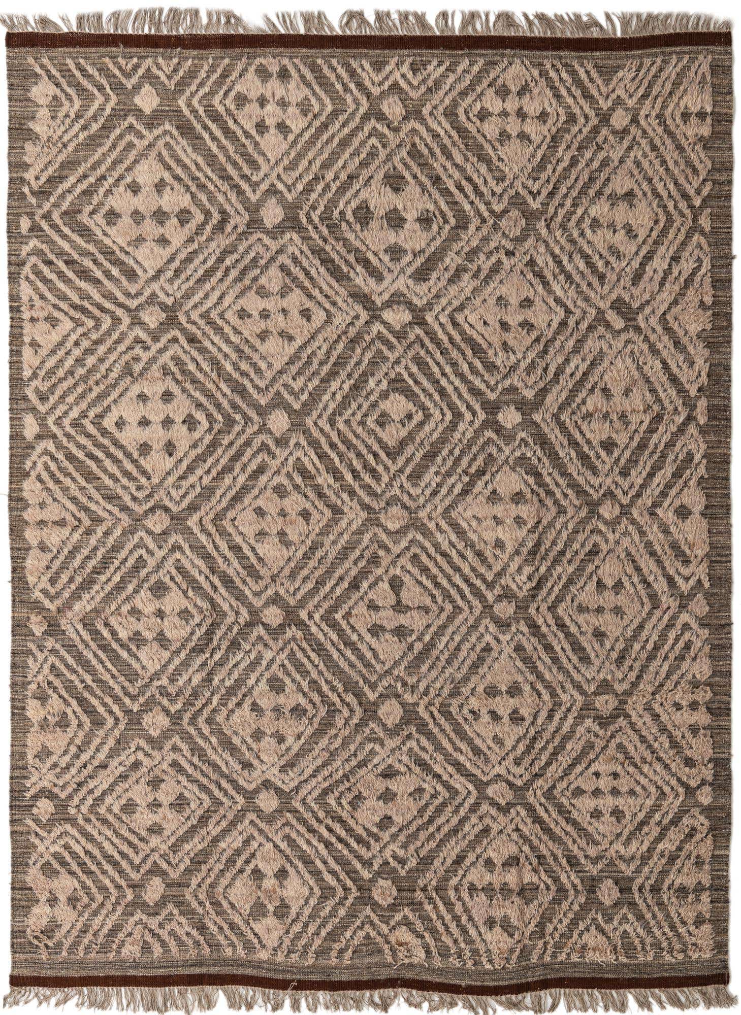 8' x 10' 7 Hand Knotted Darya Wool Rug