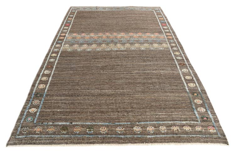 Detail image of 6' 6 x 9' 5 Hand Knotted Darya Wool Rug