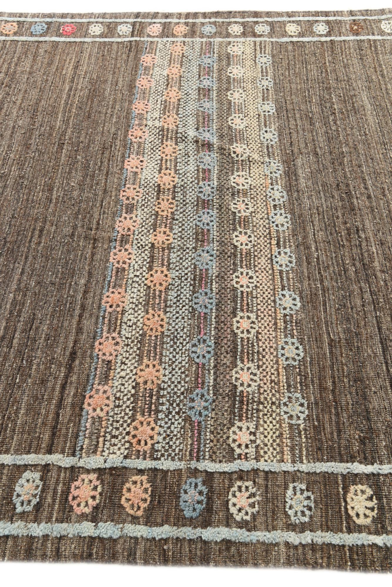 6' 6 x 9' 5 Hand Knotted Darya Wool Rug