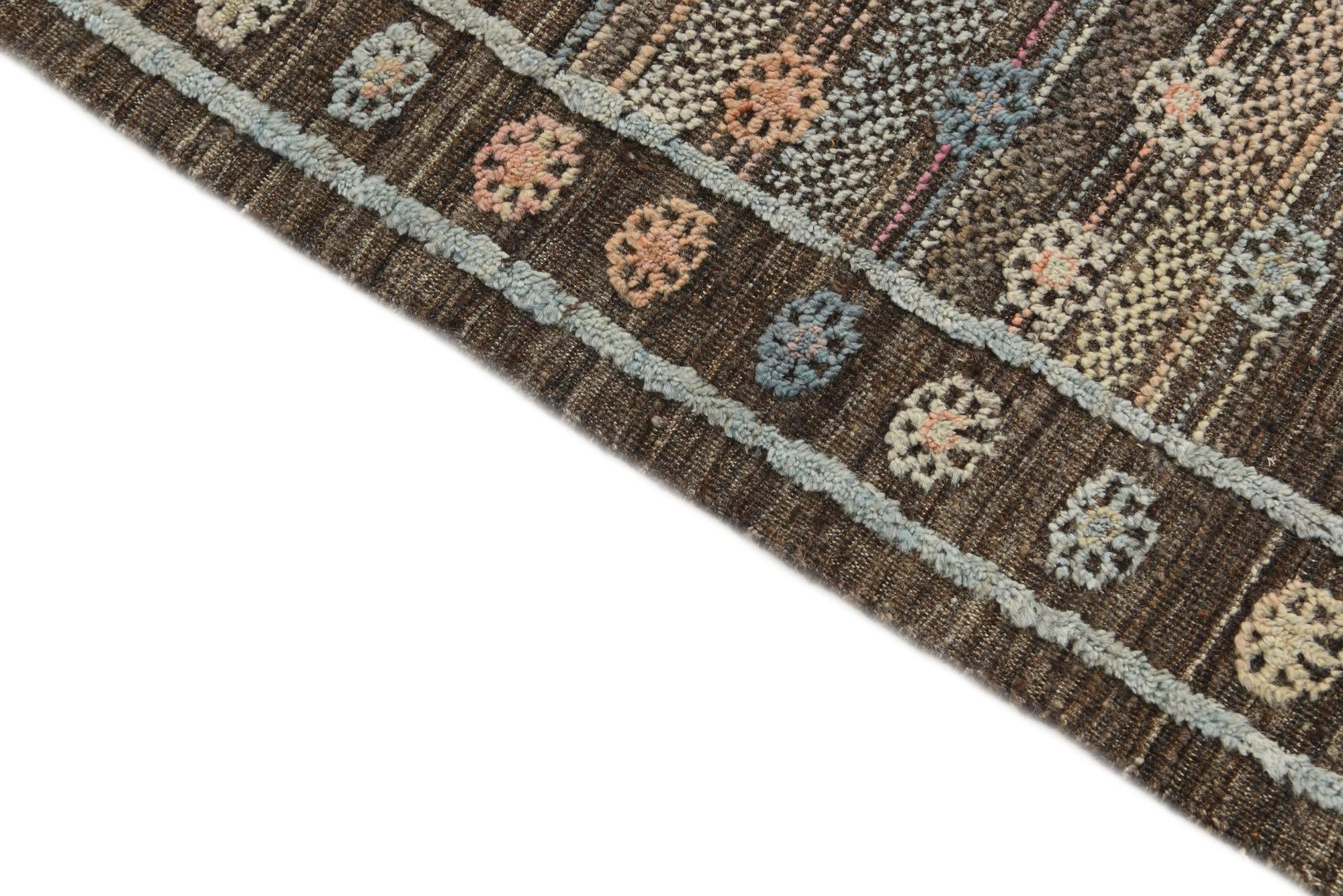 6' 6 x 9' 5 Hand Knotted Darya Wool Rug