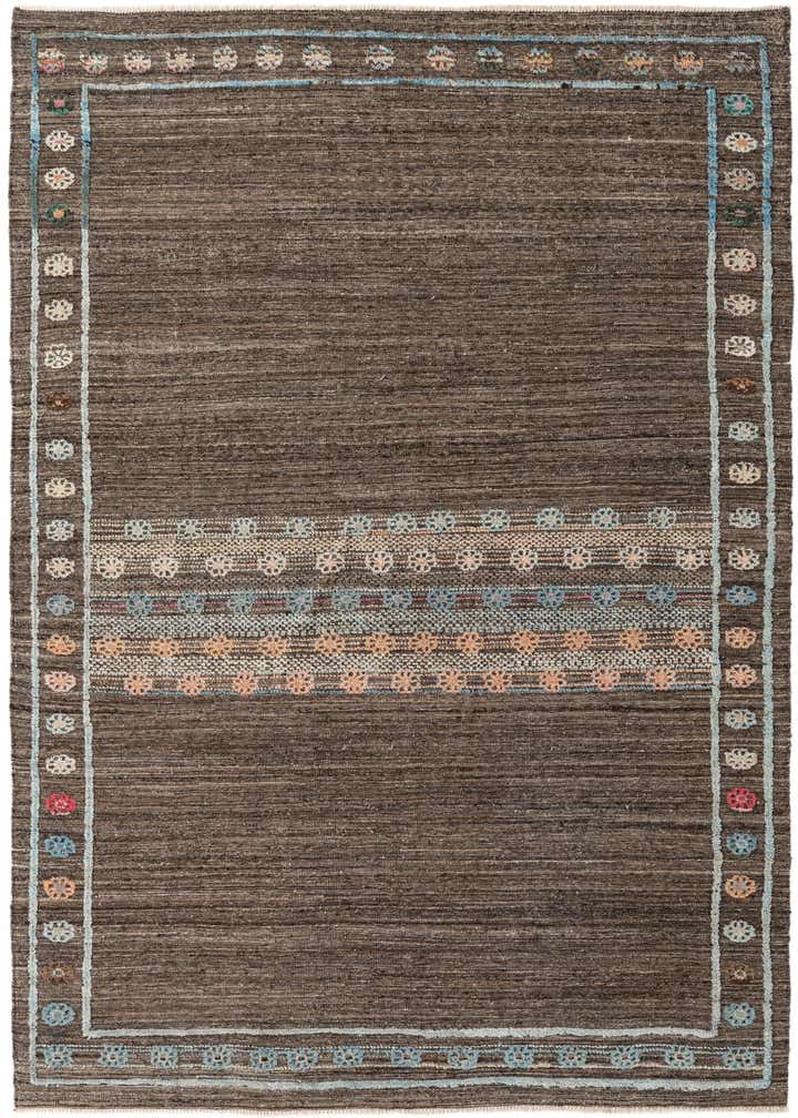 6' 6 x 9' 5 Hand Knotted Darya Wool Rug