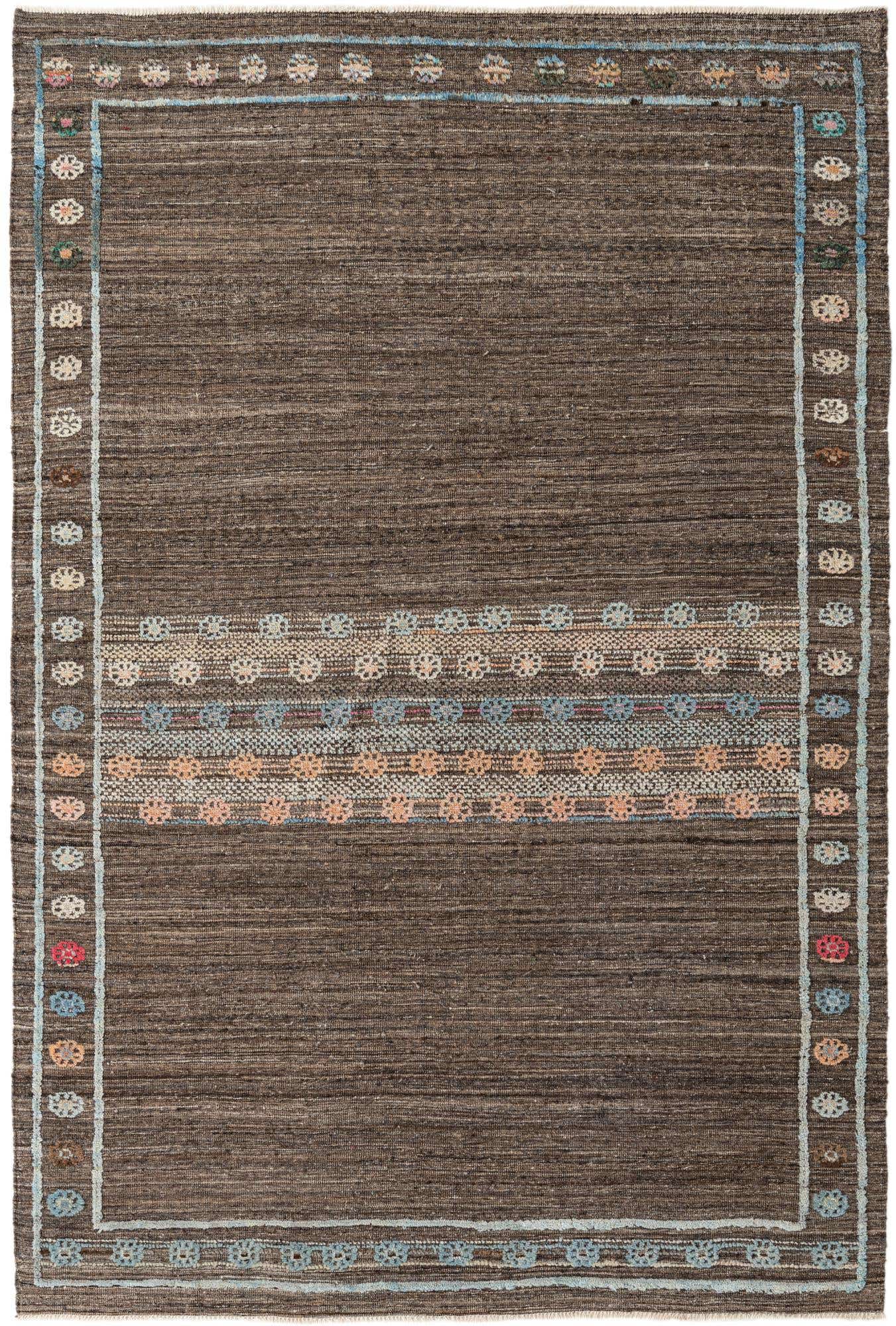6' 6 x 9' 5 Hand Knotted Darya Wool Rug