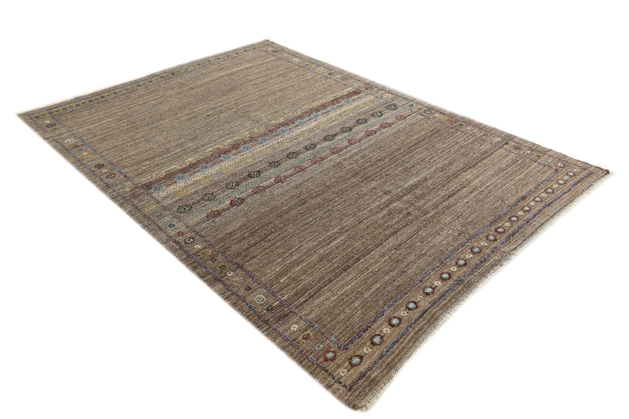 6' 9 x 9' 6 Hand Knotted Darya Wool Rug