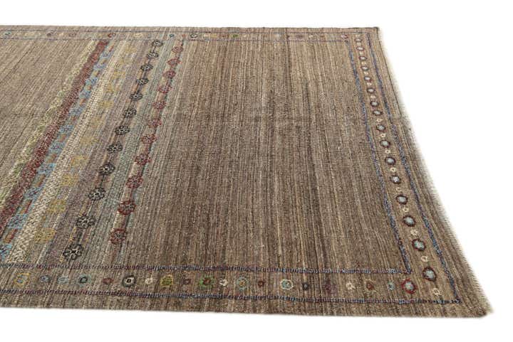 6' 9 x 9' 6 Hand Knotted Darya Wool Rug