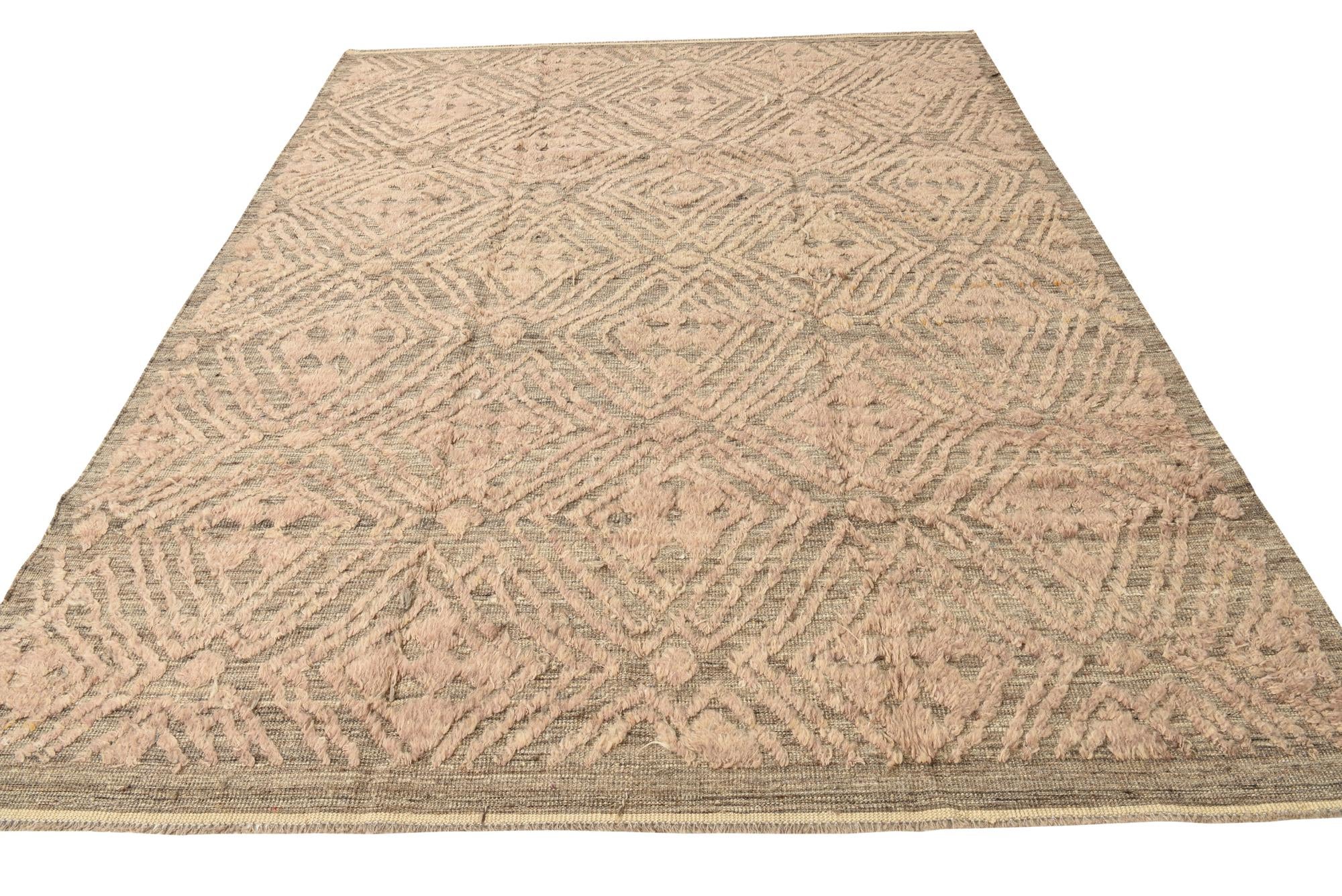 8' x 10' 2 Hand Knotted Darya Wool Rug