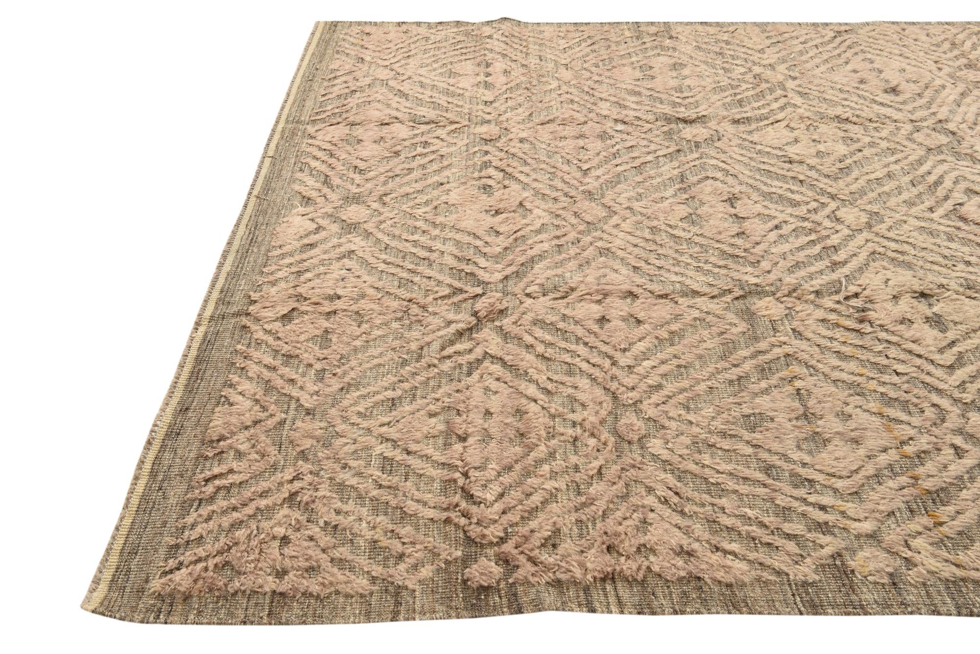 8' x 10' 2 Hand Knotted Darya Wool Rug