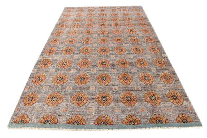 6' 6 x 10' 6 Hand Knotted Darya Wool Rug