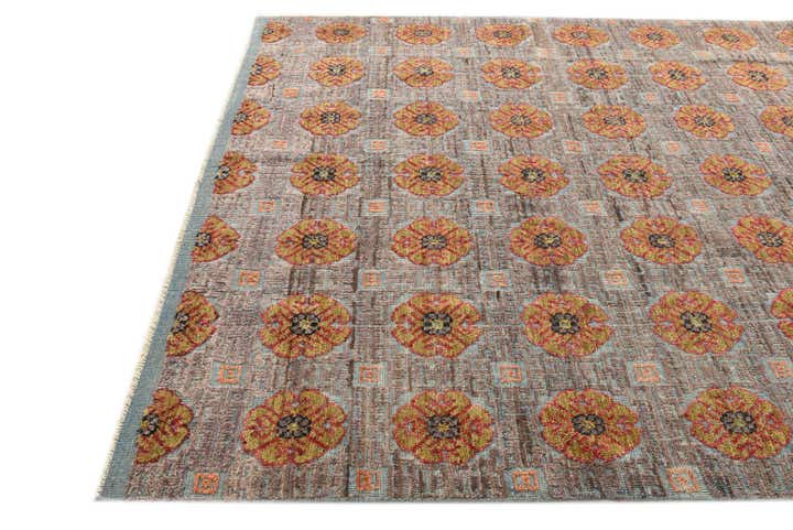 6' 6 x 10' 6 Hand Knotted Darya Wool Rug