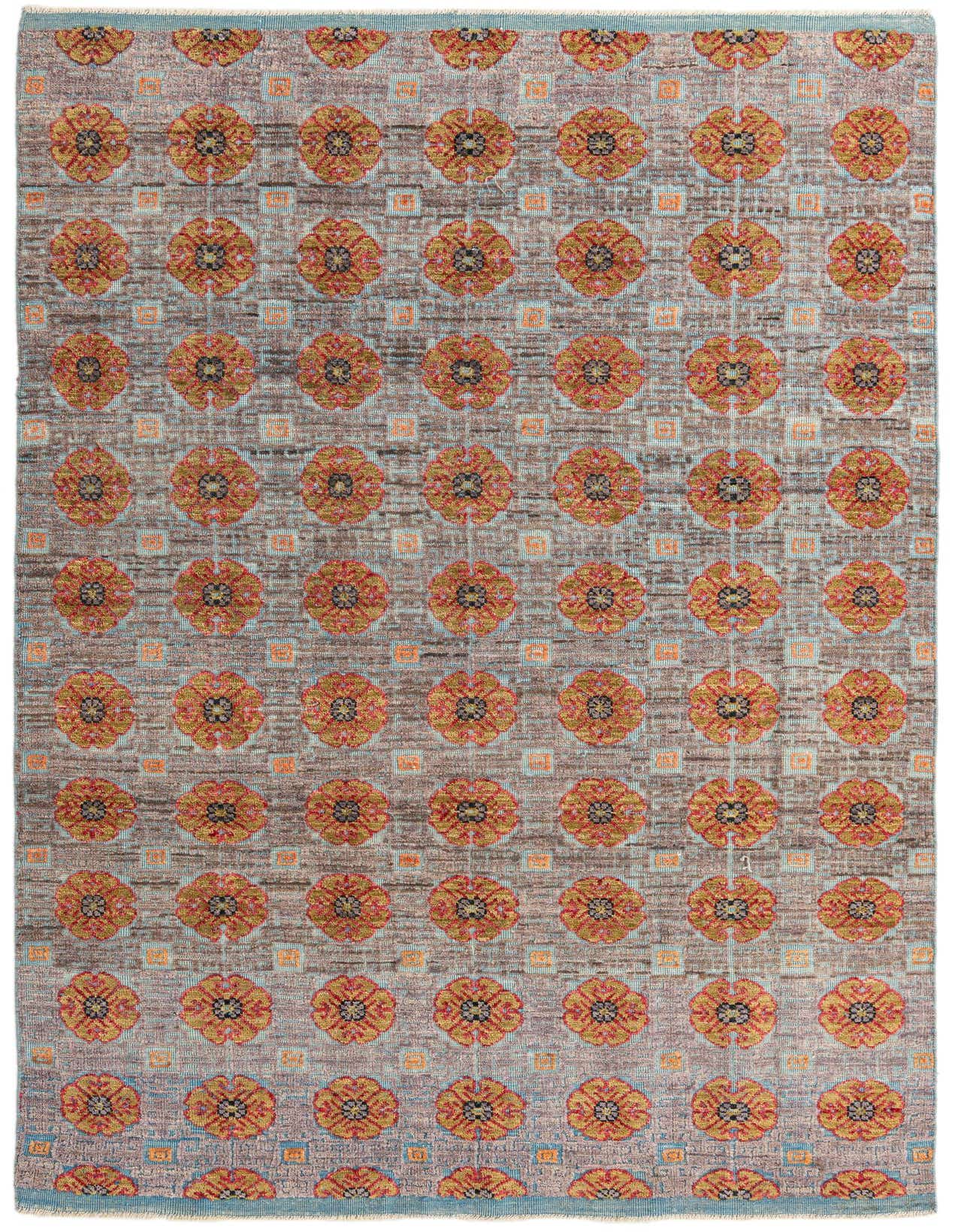 6' 6 x 10' 6 Hand Knotted Darya Wool Rug