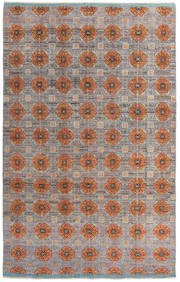 Detail image of 6' 6 x 10' 6 Hand Knotted Darya Wool Rug
