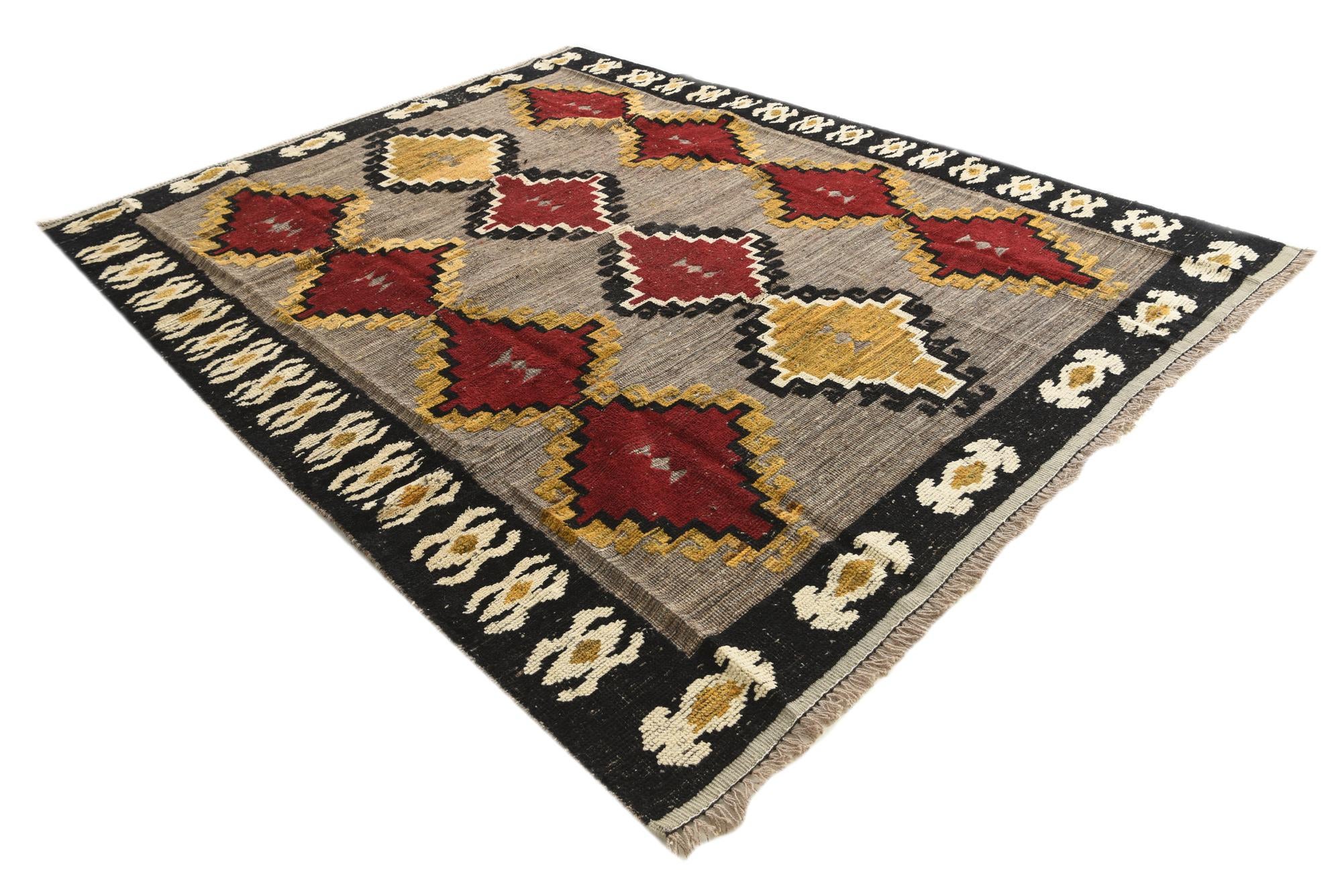 8' x 10' 5 Hand Knotted Darya Wool Rug