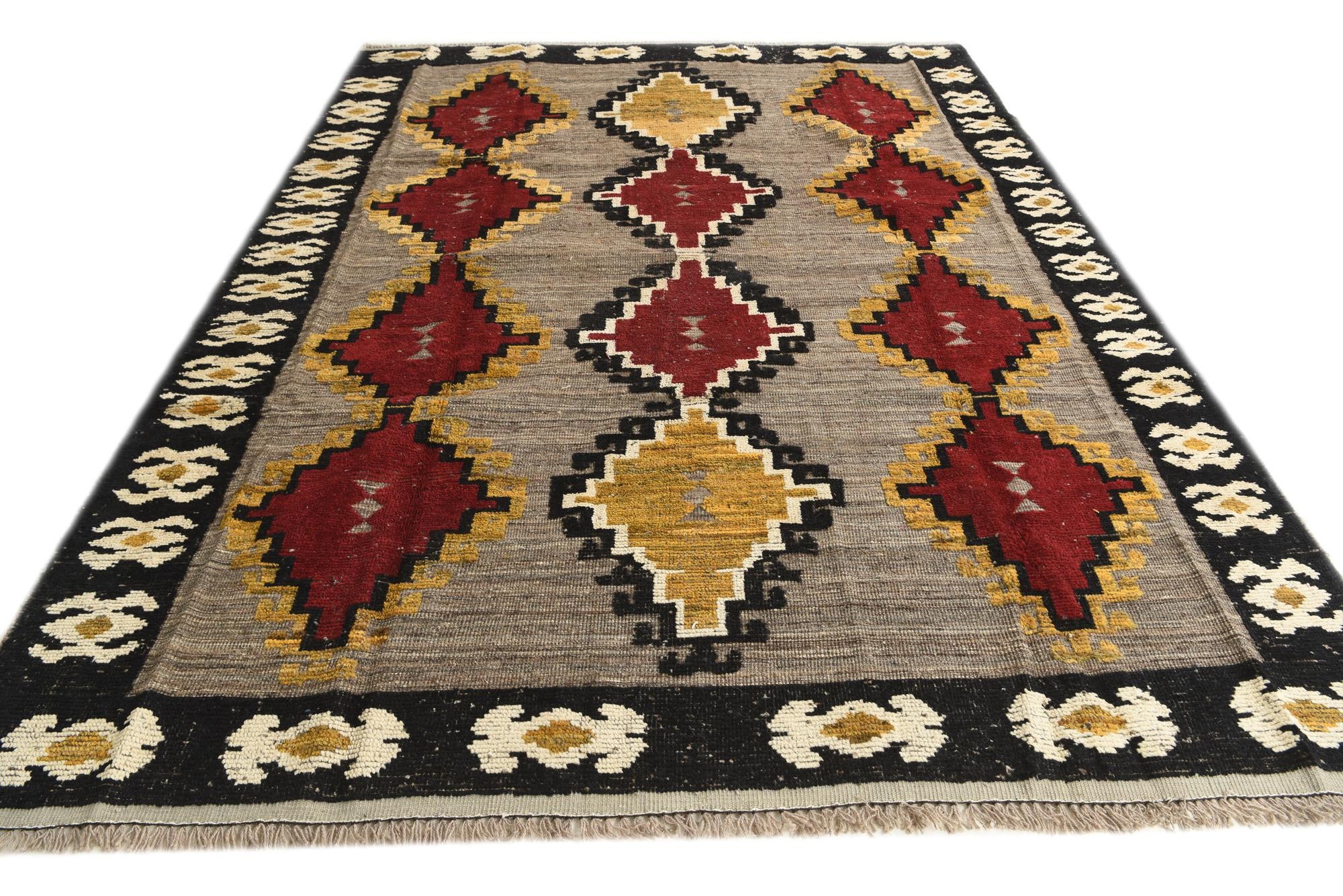 8' x 10' 5 Hand Knotted Darya Wool Rug