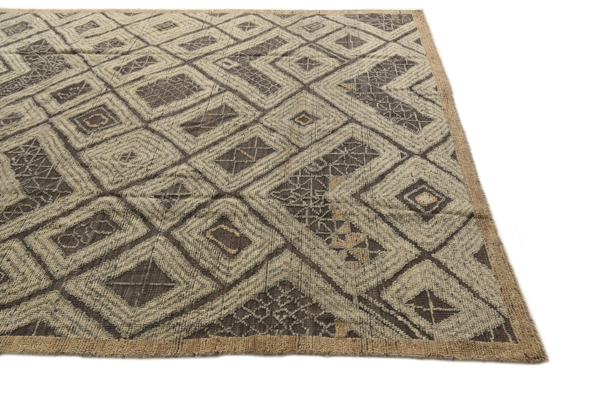 8' x 10' 2 Hand Knotted Darya Wool Rug