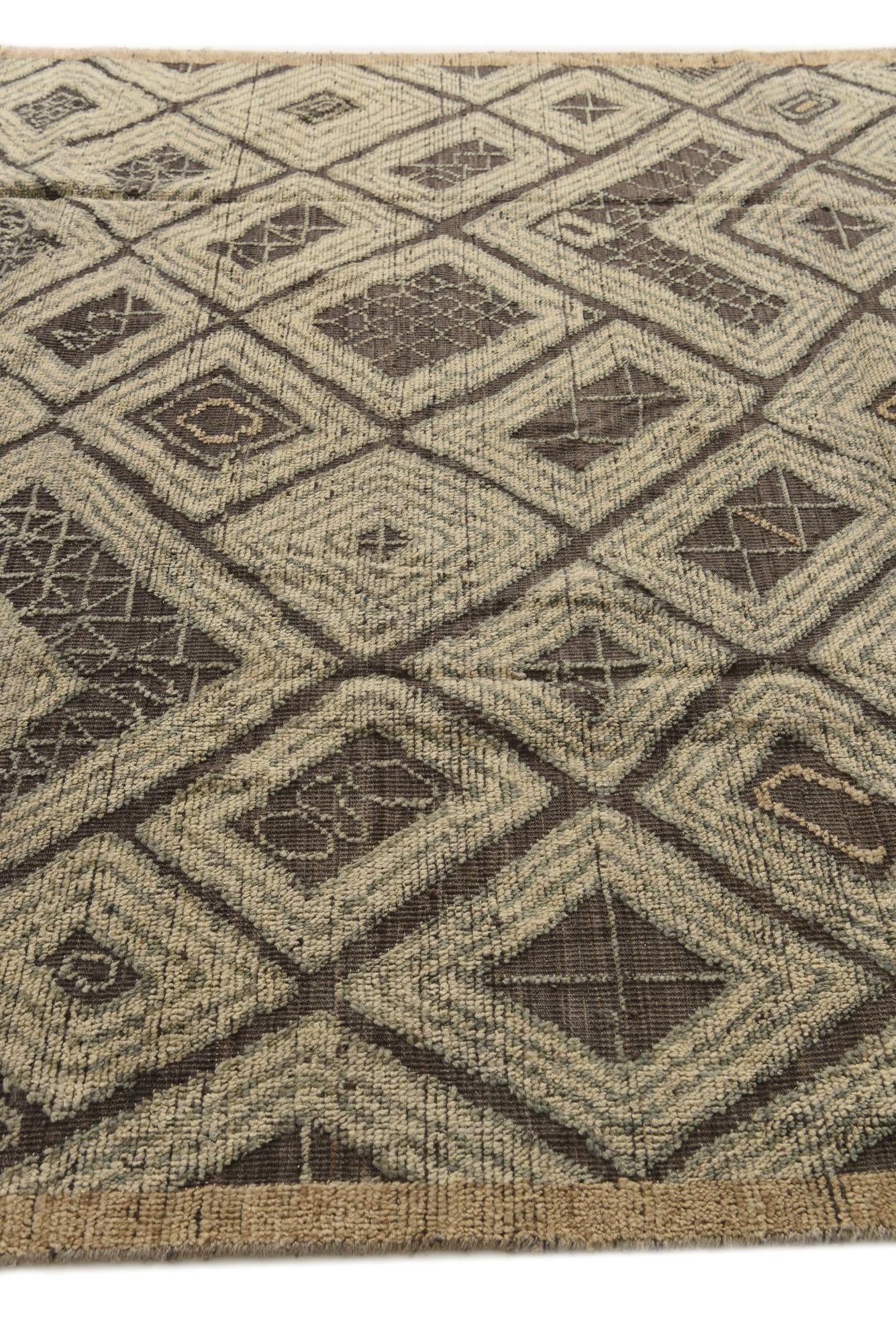 8' x 10' 2 Hand Knotted Darya Wool Rug