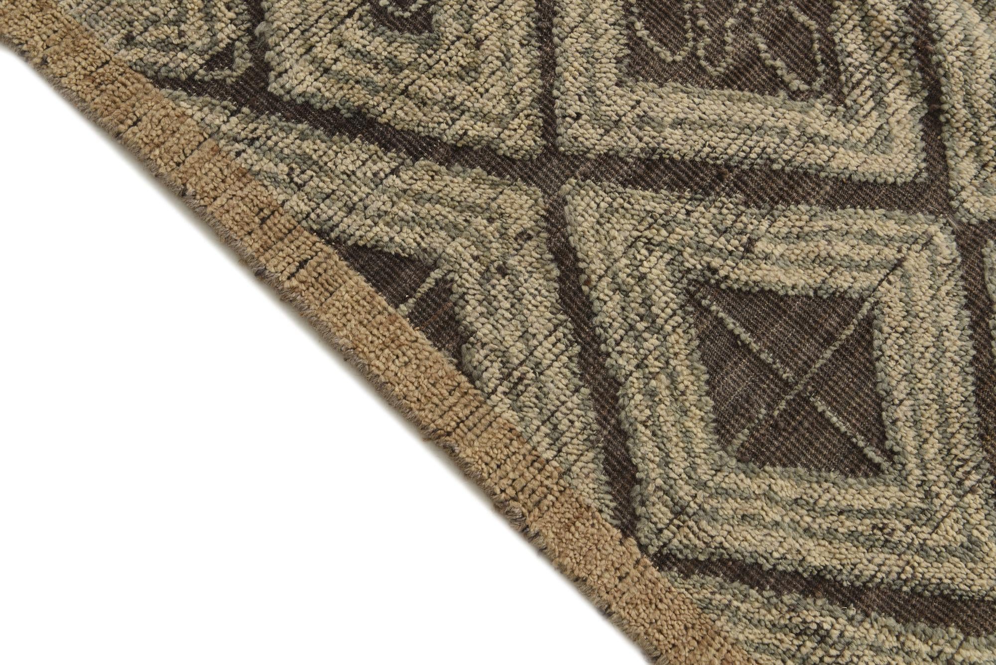8' x 10' 2 Hand Knotted Darya Wool Rug