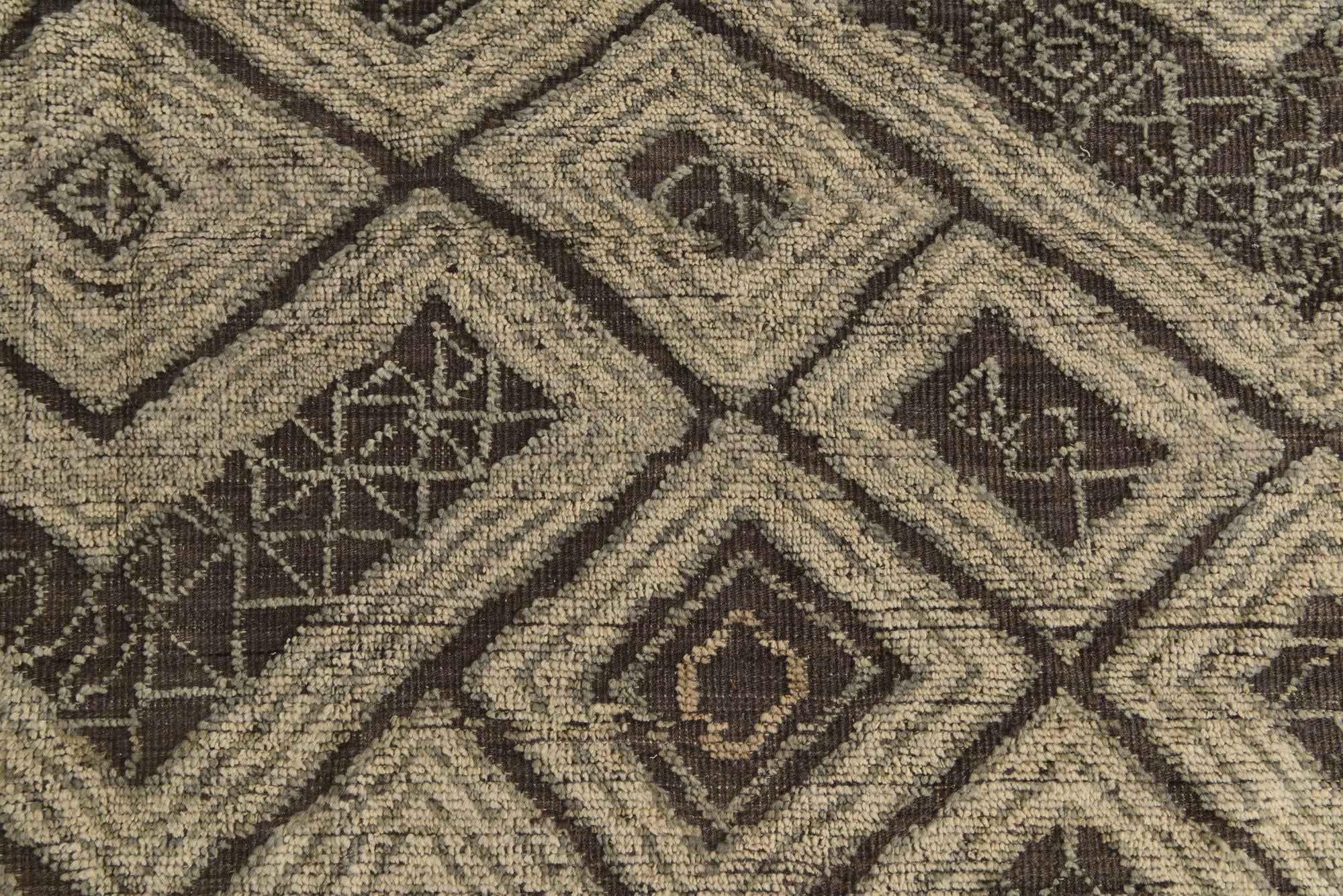 8' x 10' 2 Hand Knotted Darya Wool Rug