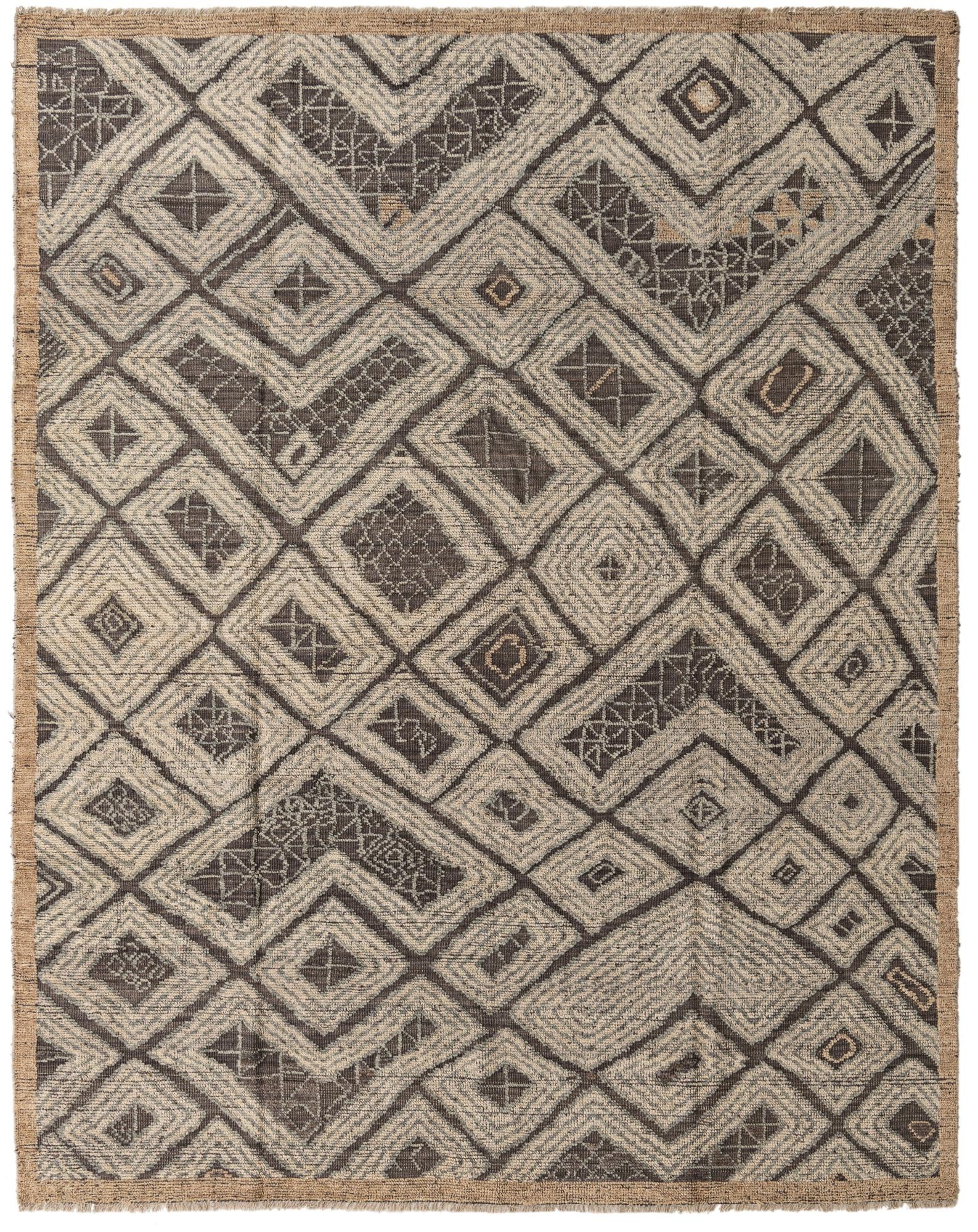 8' x 10' 2 Hand Knotted Darya Wool Rug