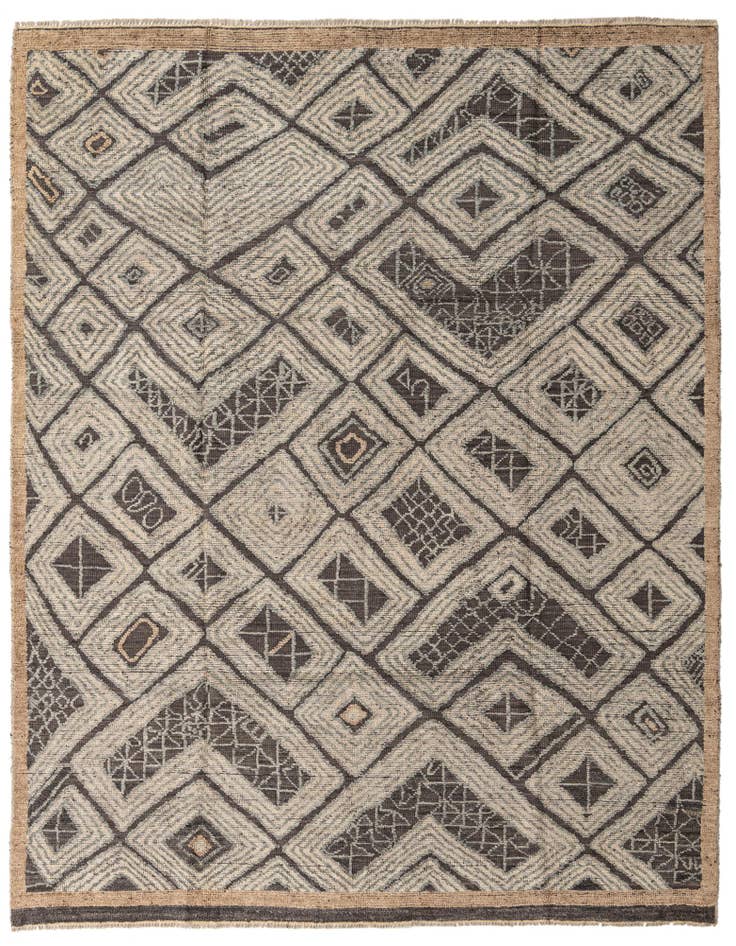 Detail image of 8' x 10' 4 Hand Knotted Darya Wool Rug