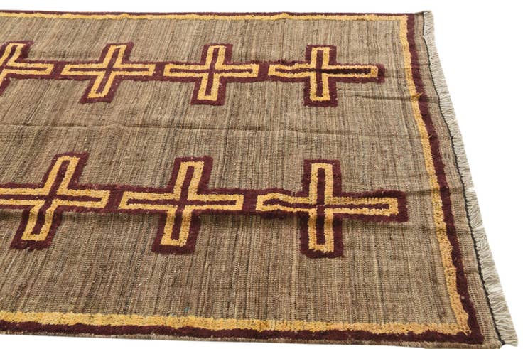 Detail image of 4' 10 x 7' 5 Hand Knotted Darya Wool Rug