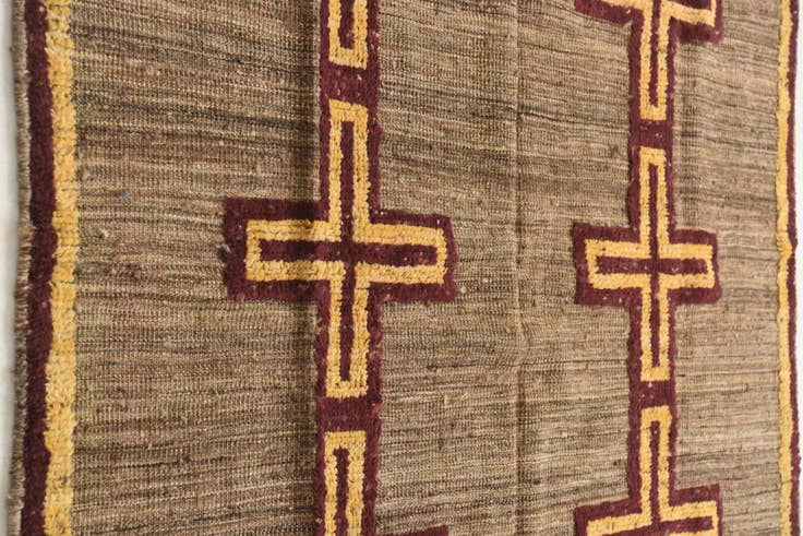 Detail image of 4' 10 x 7' 5 Hand Knotted Darya Wool Rug