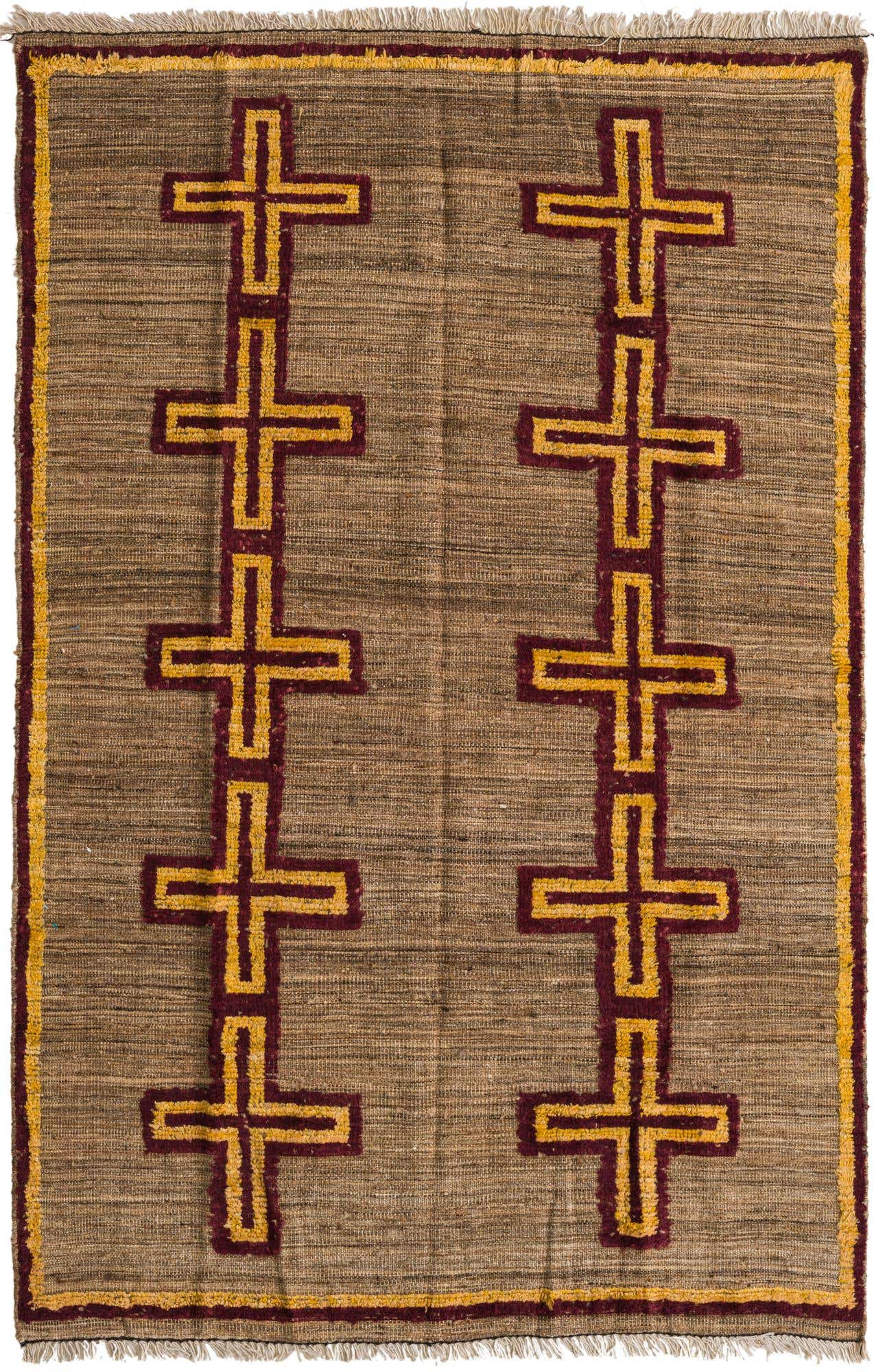 4' 10 x 7' 5 Hand Knotted Darya Wool Rug