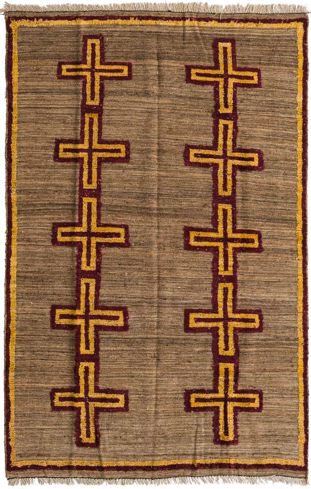 4' 10 x 7' 5 Hand Knotted Darya Wool Rug