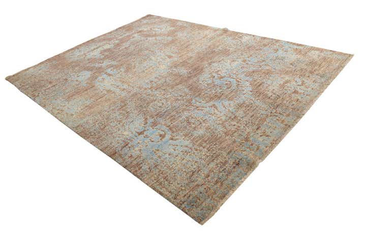 8' x 10' 5 Hand Knotted Darya Wool Rug