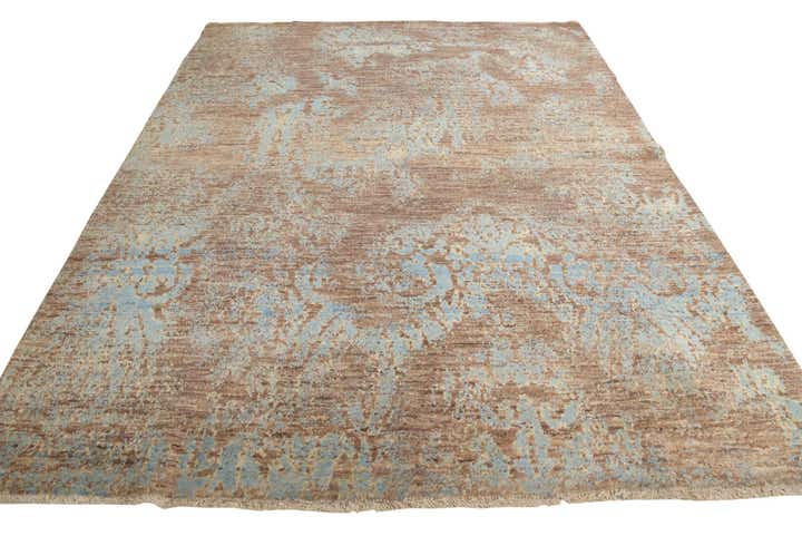 8' x 10' 5 Hand Knotted Darya Wool Rug