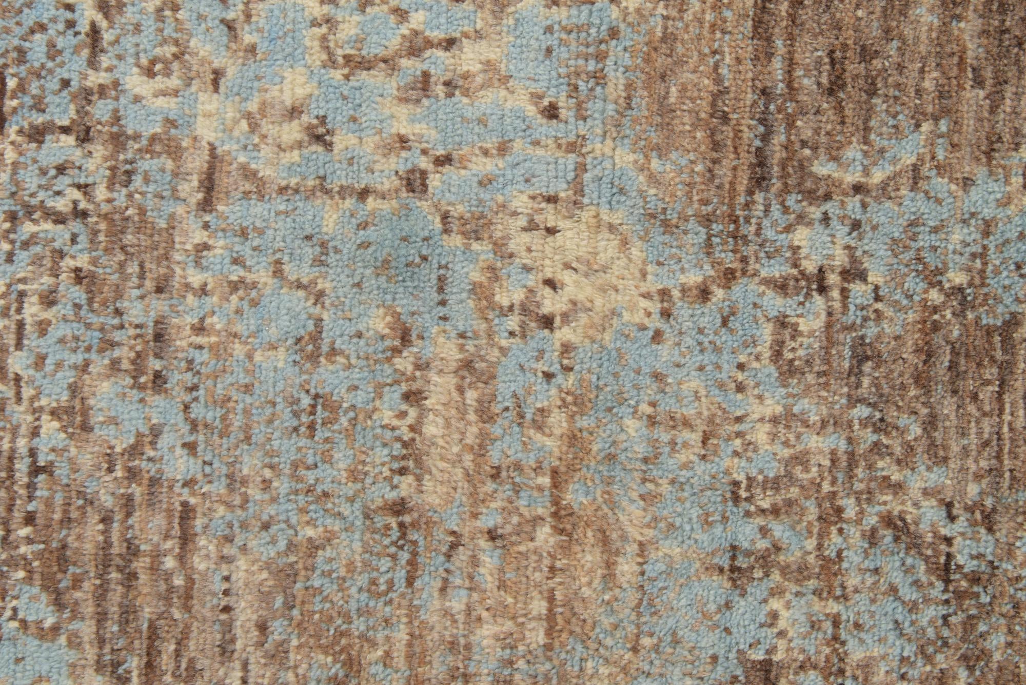 8' x 10' 5 Hand Knotted Darya Wool Rug