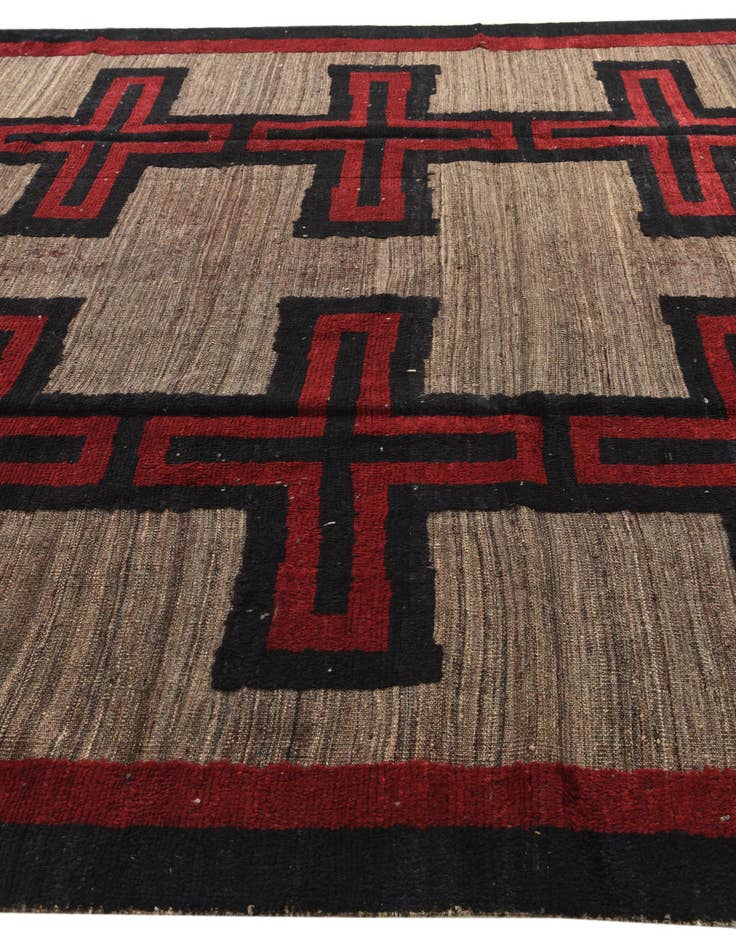 Detail image of 9' 5 x 12' 10  Hand Knotted Darya Wool Rug