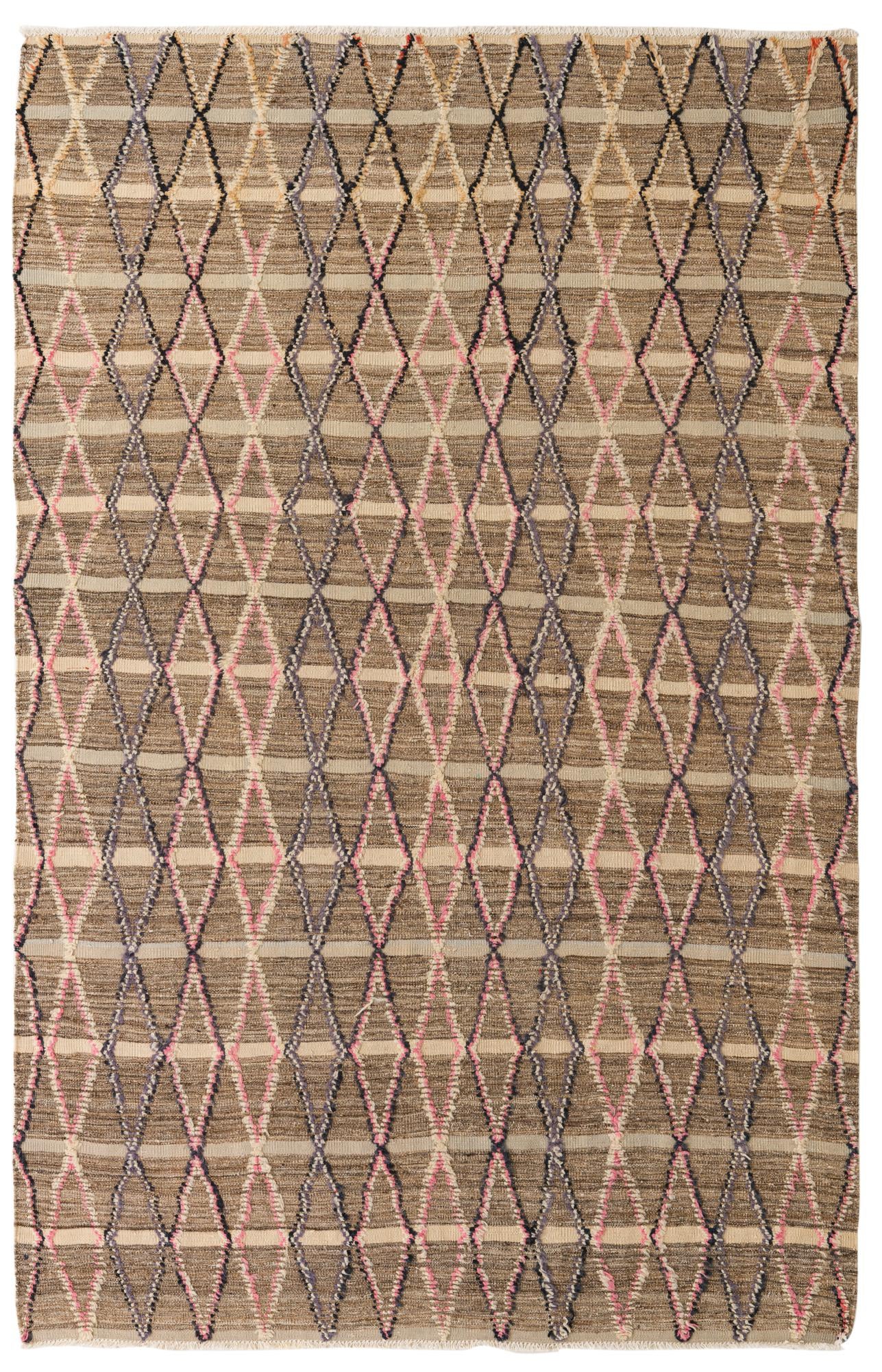 6' 5 x 10' Hand Knotted Darya Wool Rug