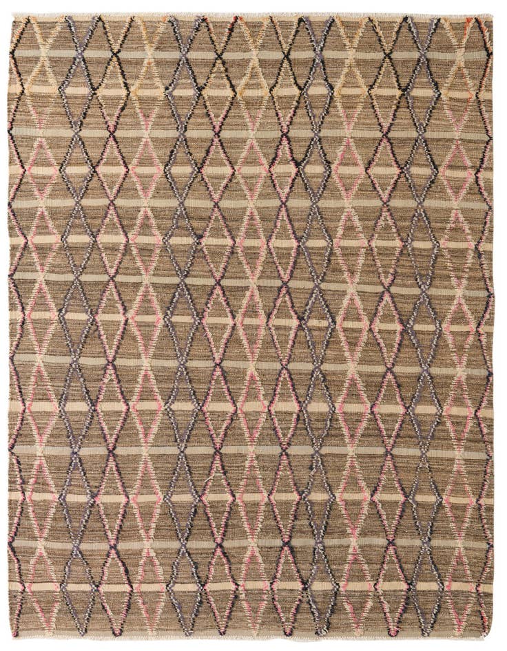 Detail image of 6' 5 x 10' Hand Knotted Darya Wool Rug