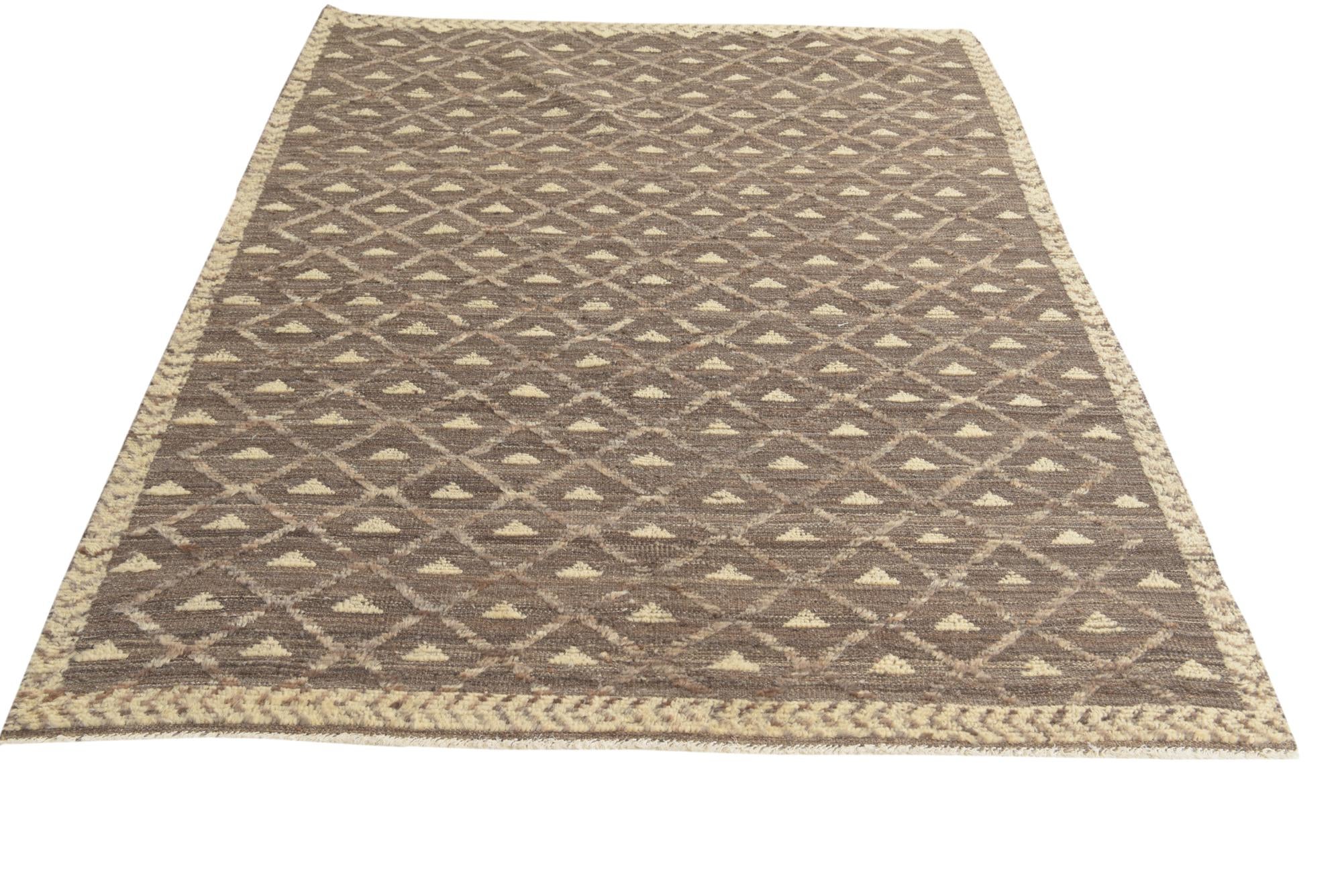5' 3 x 7' 1 Hand Knotted Darya Wool Rug