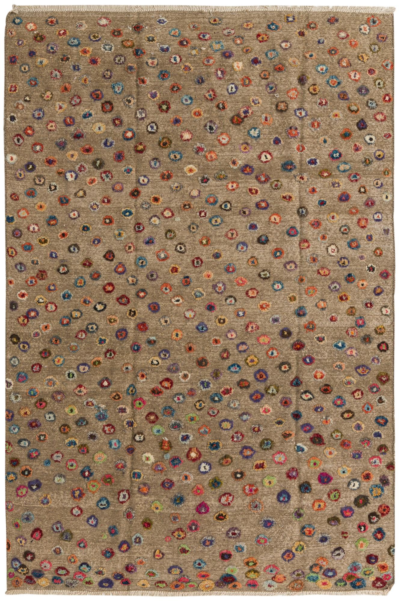 6' 8 x 9' 8 Hand Knotted Darya Wool Rug