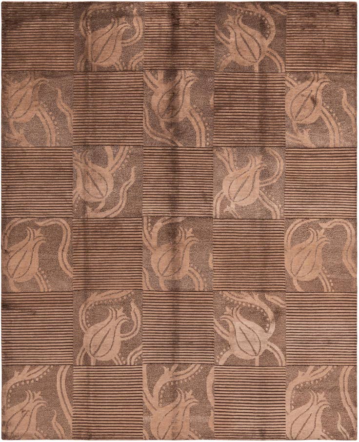 Detail image of 8' x 9' 11 Hand Knotted Darya Wool Rug