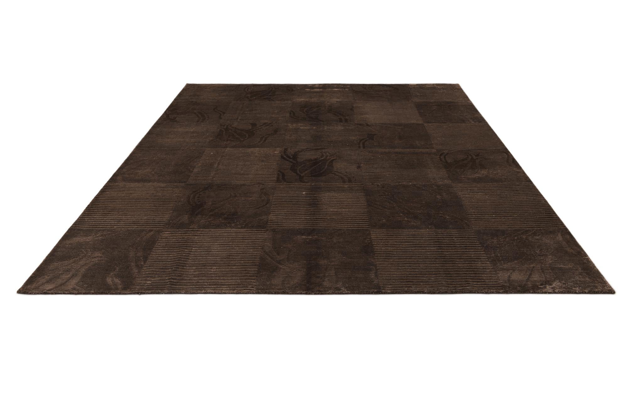 7' 9 x 9' 9 Hand Knotted Darya Wool Rug