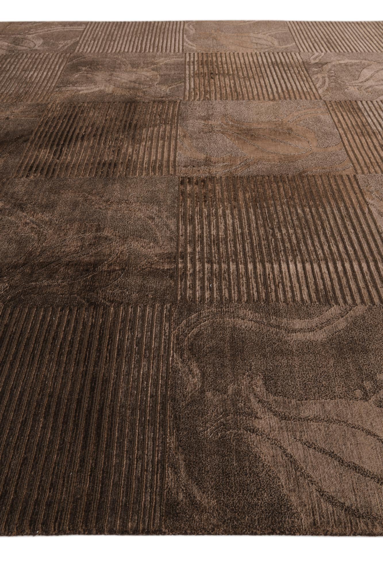 7' 9 x 9' 9 Hand Knotted Darya Wool Rug